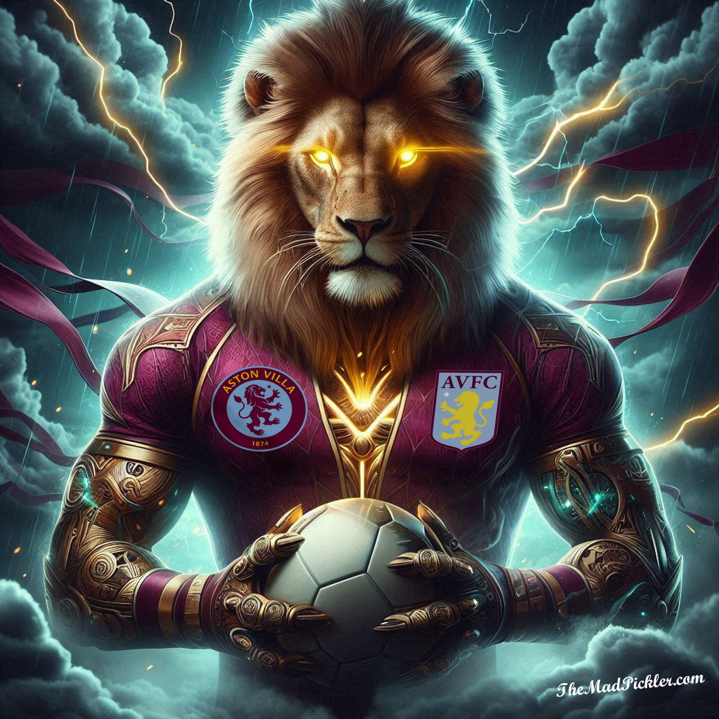 Aston Villa F.C. -  Ready To Hang  Canvas Hi-Res Wall Artwork