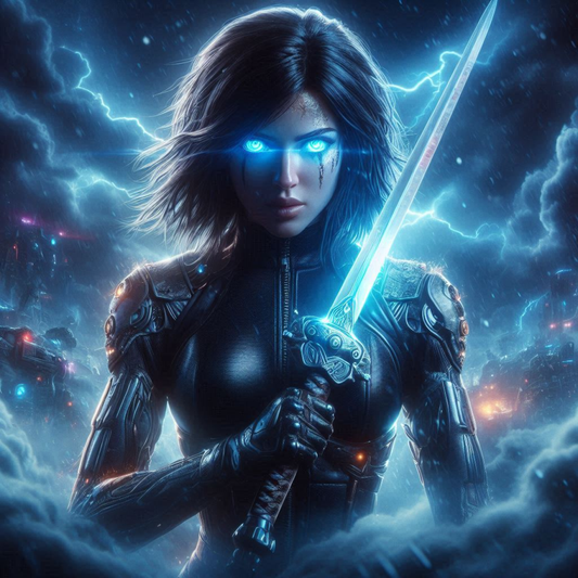 Alita Battle Angel -  Ready To Hang  Canvas Hi-Res Wall Artwork