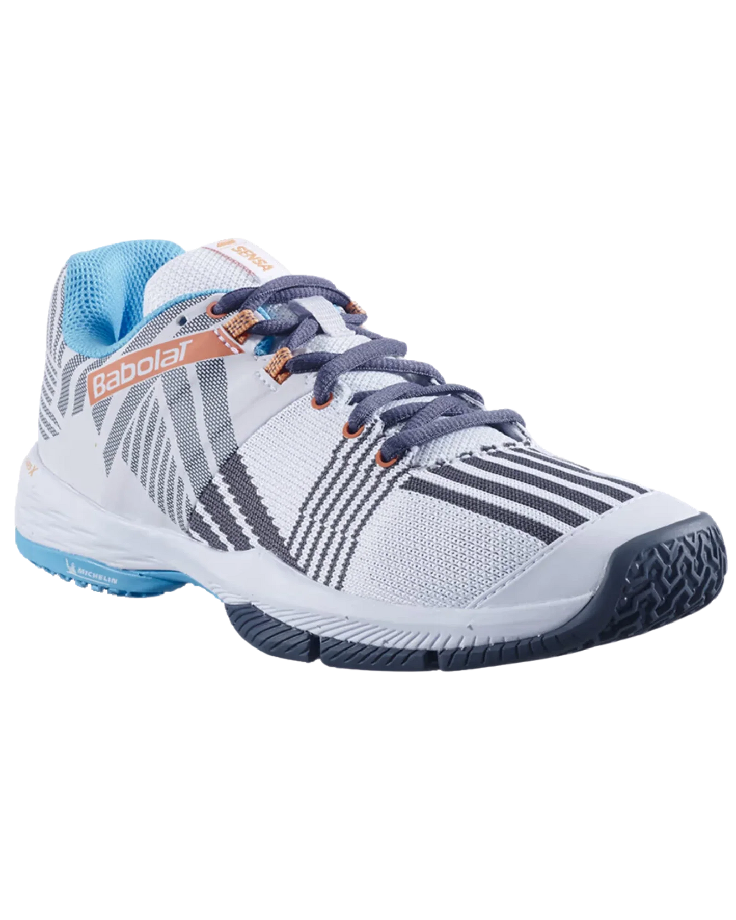 Babolat Sensa White/Canyon Sunset Women Shoes