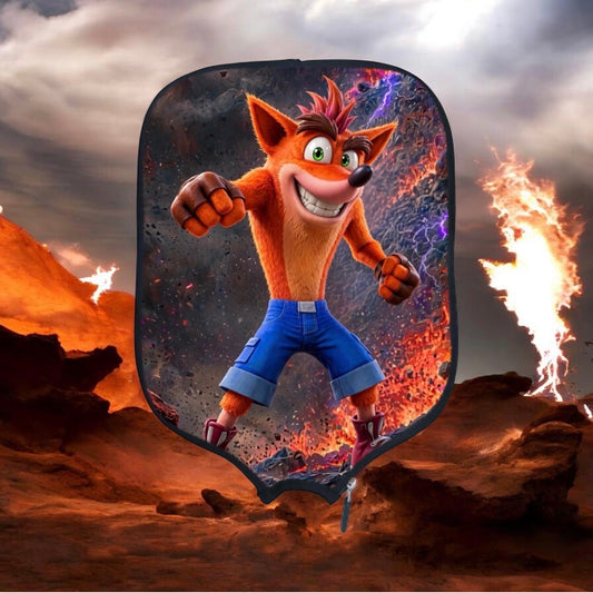 Bandicoot - Crash -  Pickleball Paddle Cover