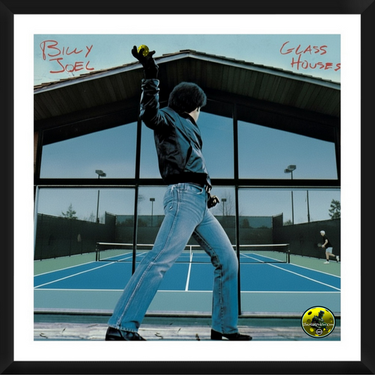 Billy Joel Glass Houses Framed Artwork 16x16