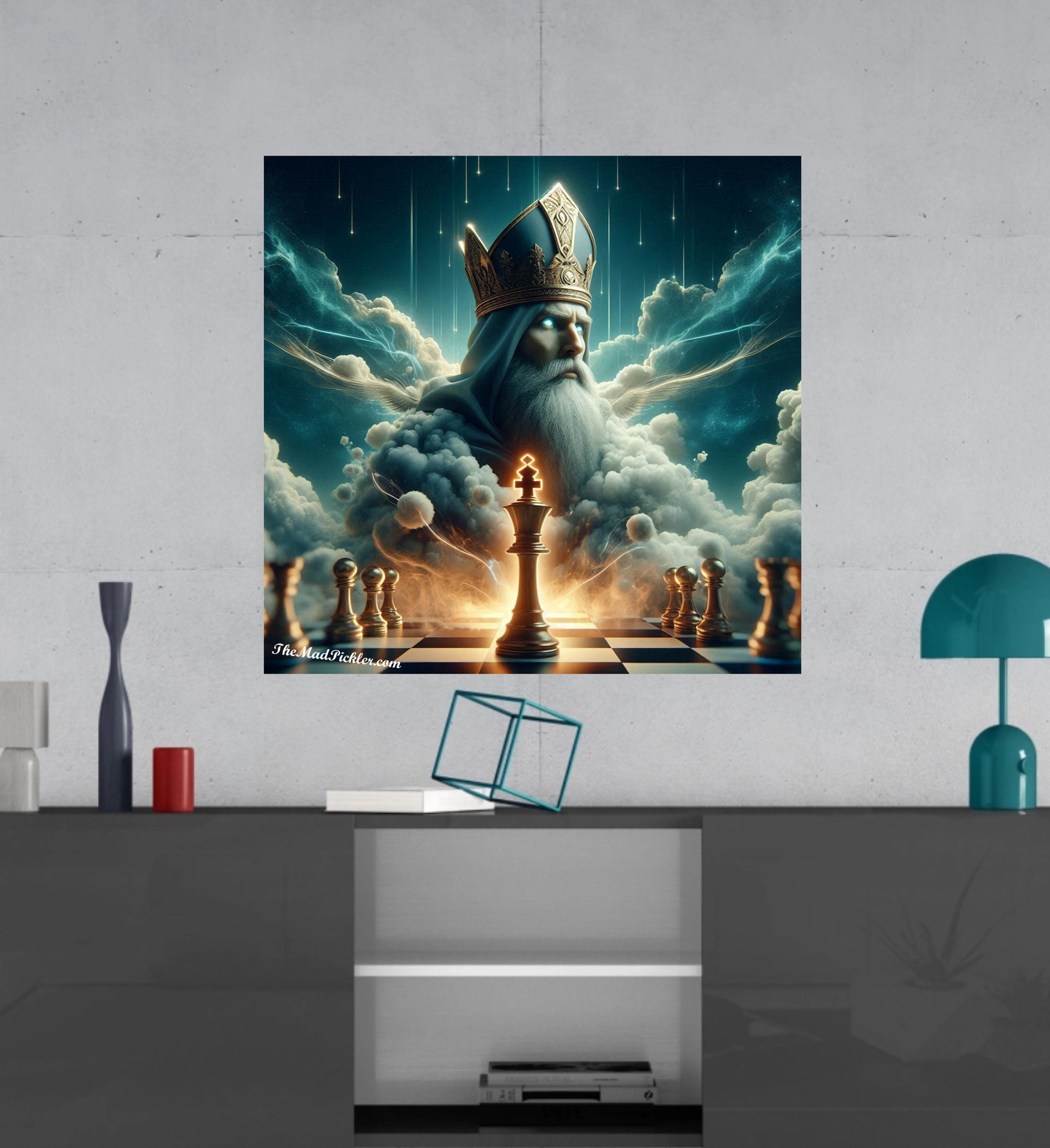 Chess Collection - Bishop - Ready To Hang  Canvas Hi-Res Wall Artwork