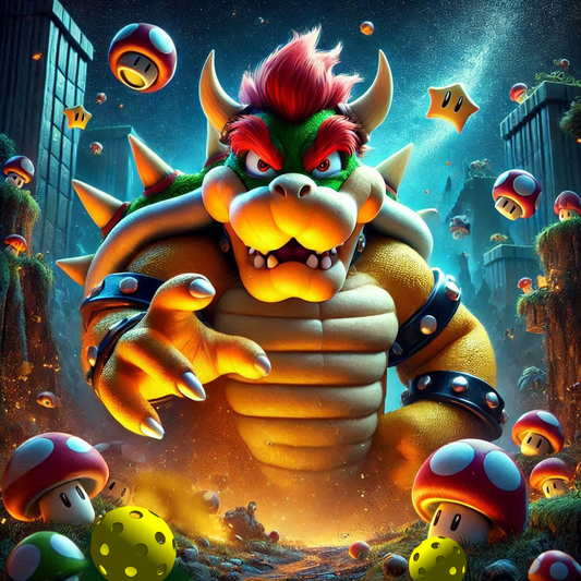 King Bowser - Limited Edition - Mario Brothers -  Ready To Hang  Canvas Hi-Res Wall Artwork