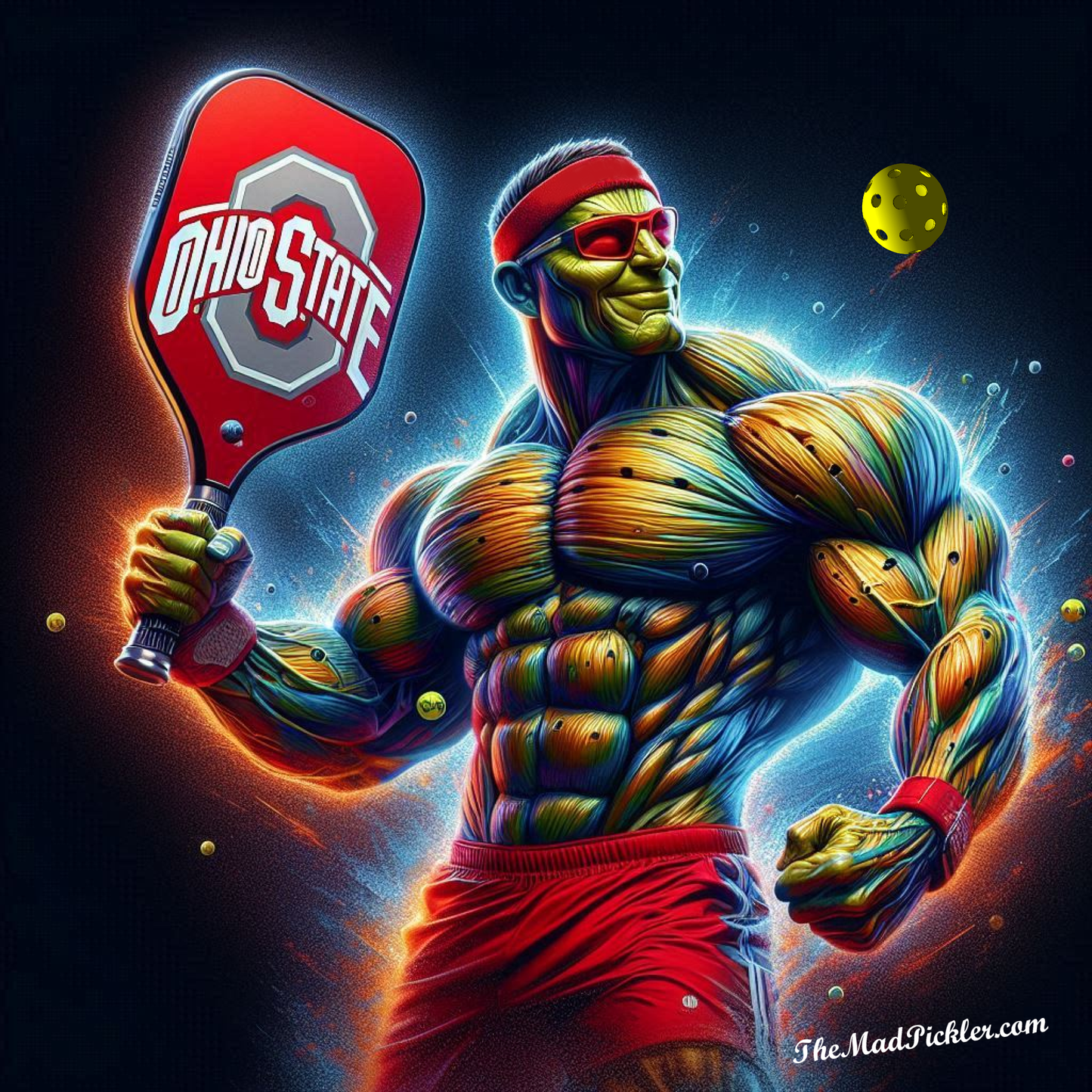 Ohio State - Buckeye  Brut - Canvas Hi-Res Wall Artwork