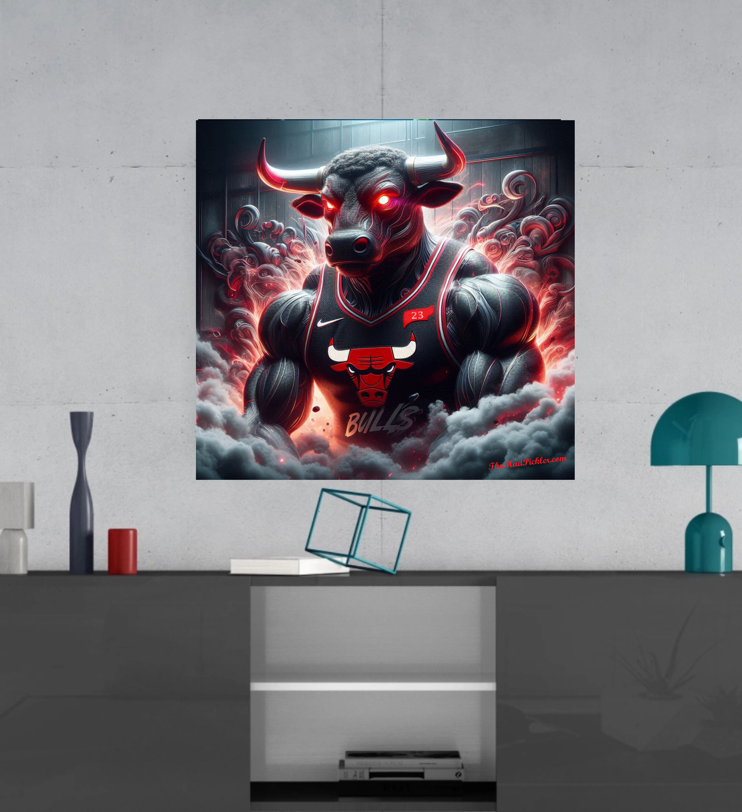 Chicago Bulls - Ready To Hang  Canvas Hi-Res Wall Artwork