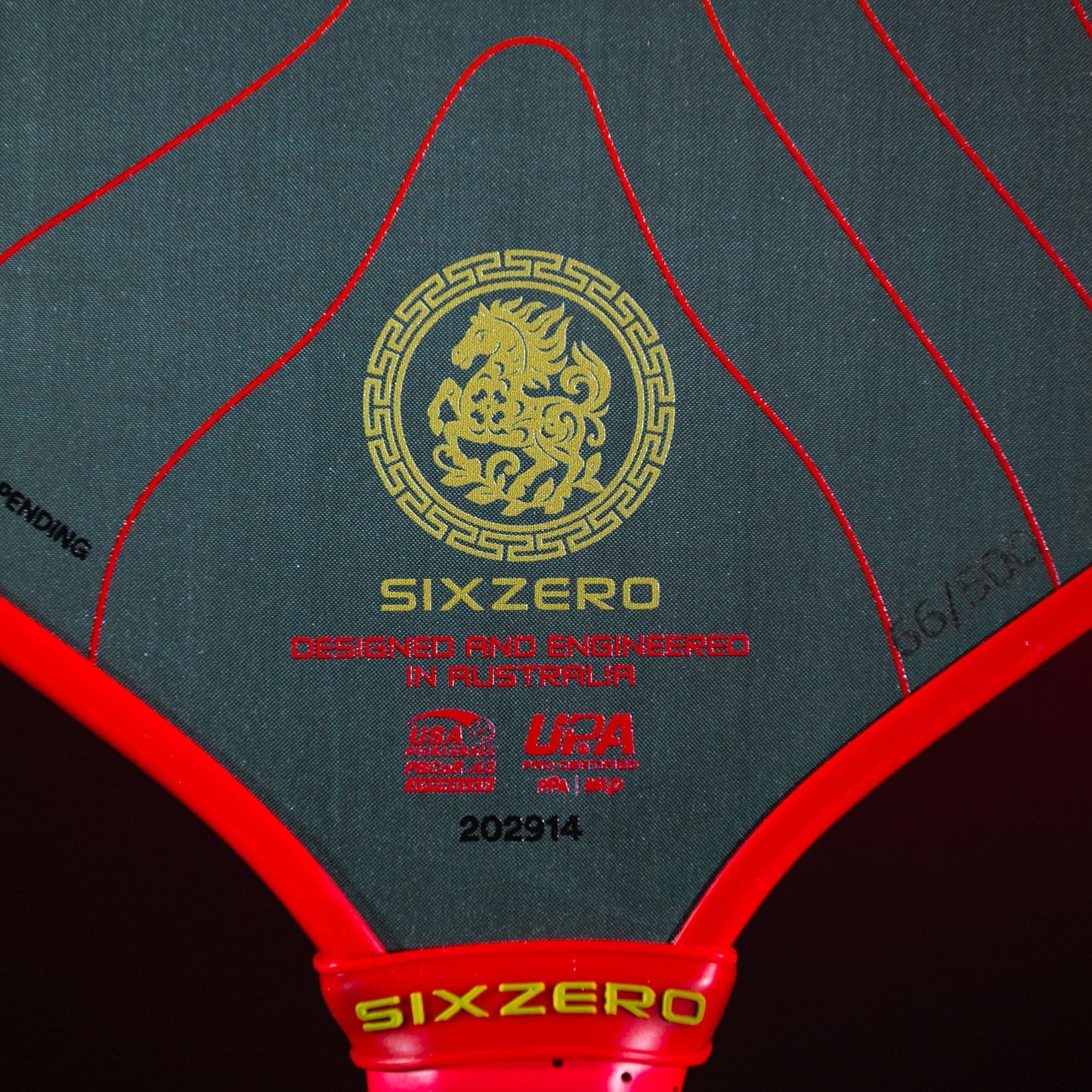 Six Zero - Black Opal 'Year of the Horse' Edition Pickleball Paddle & Mad Pickler Cover