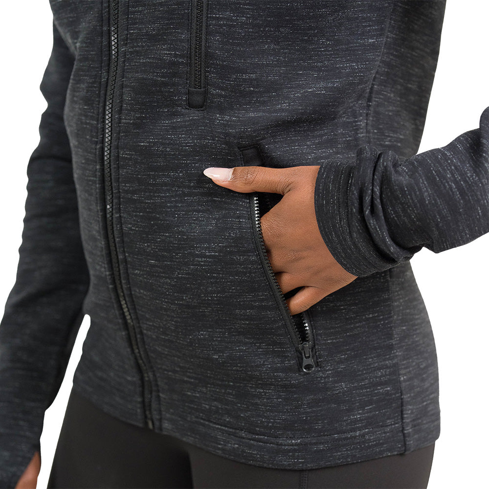 Rest Day Zip Up Sweatshirt | Charcoal