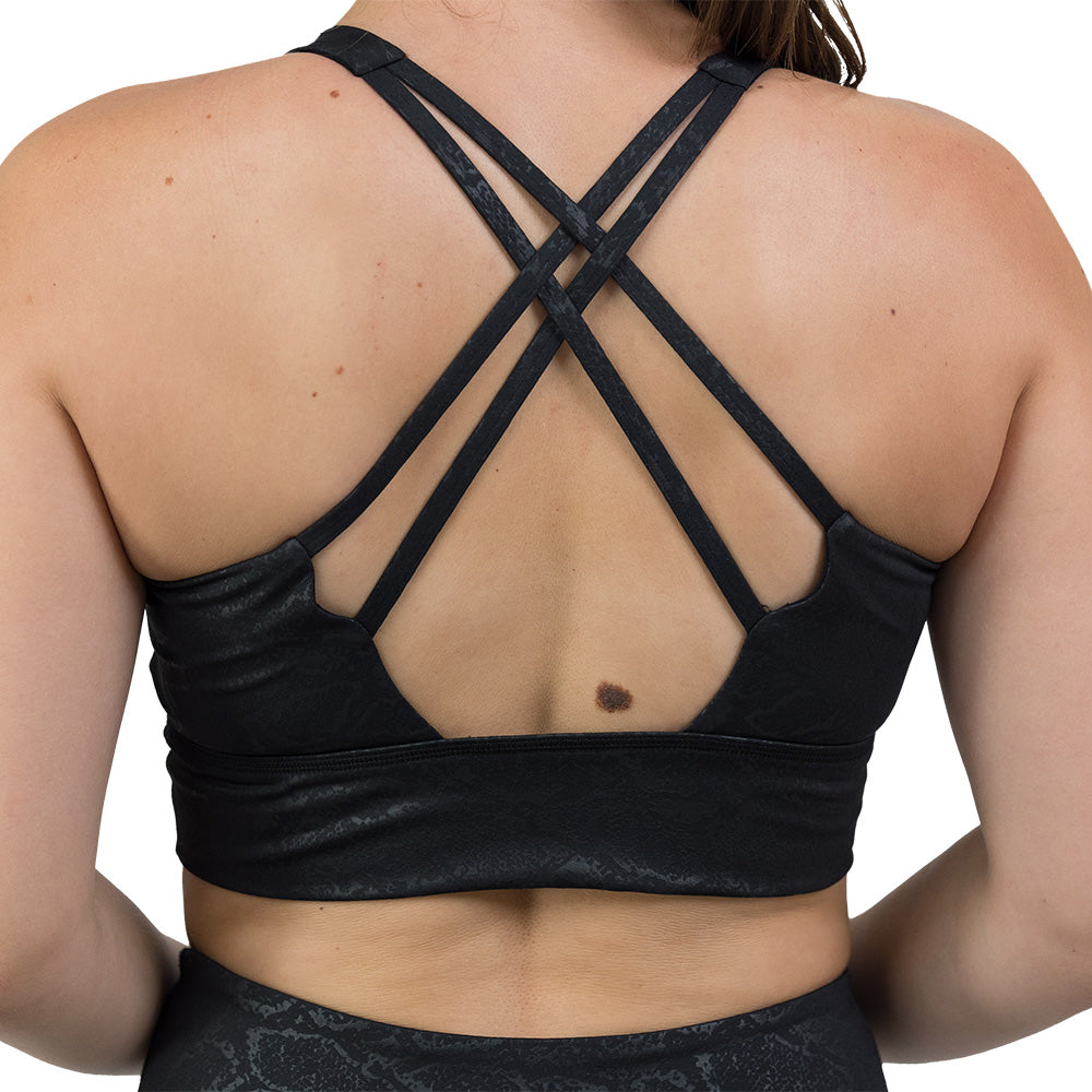 Longline Bra | Shadow Python