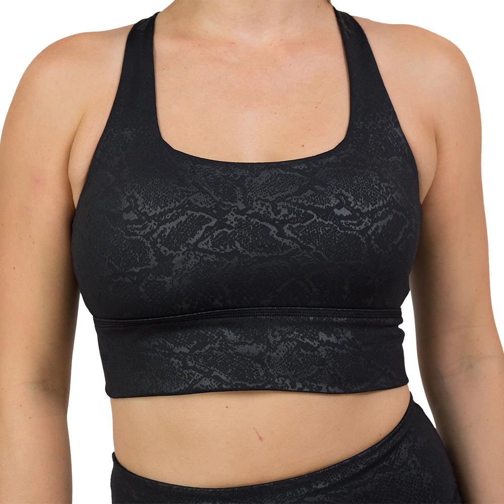 Longline Bra | Shadow Python