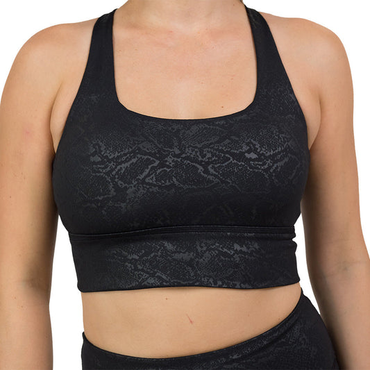Longline Bra | Shadow Python