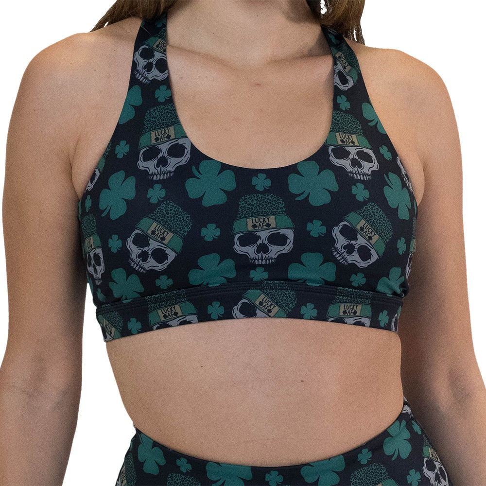 Butterfly Back Bra | Shamrock Skulls