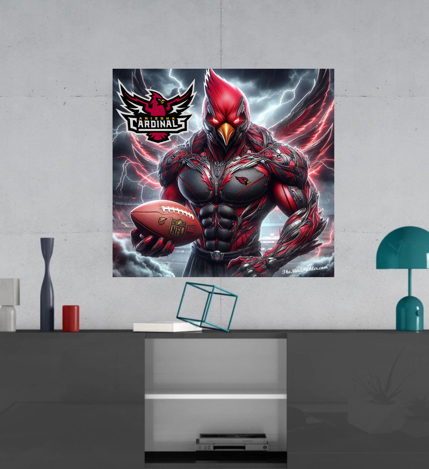 Arizona Cardinals -  Ready To Hang  Canvas Hi-Res Wall Artwork