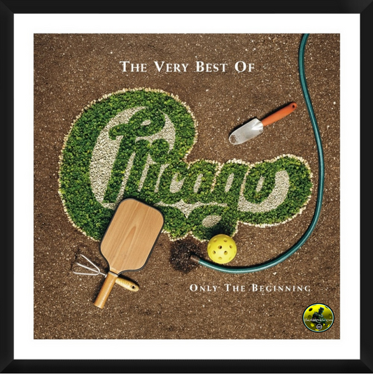 Chicago Only The Beginning Framed Artwork 16x16