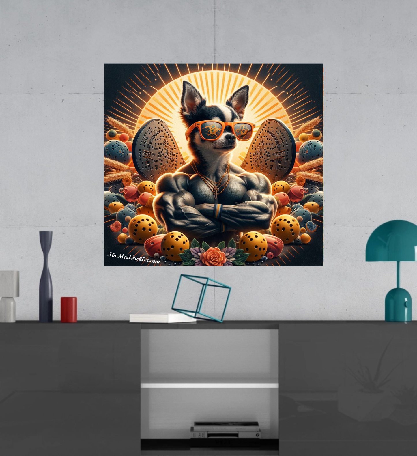 Chihuahua - Hot Dogs Series - Ready To Hang  Canvas Hi-Res Wall Artwork