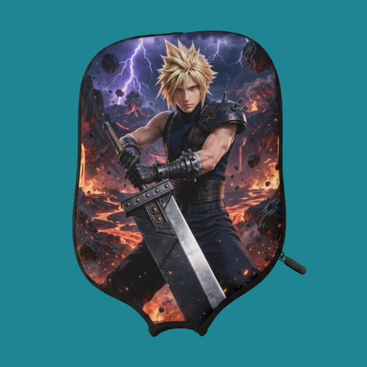 Cloud Strife - Final Fantasy - Pickleball Paddle Cover