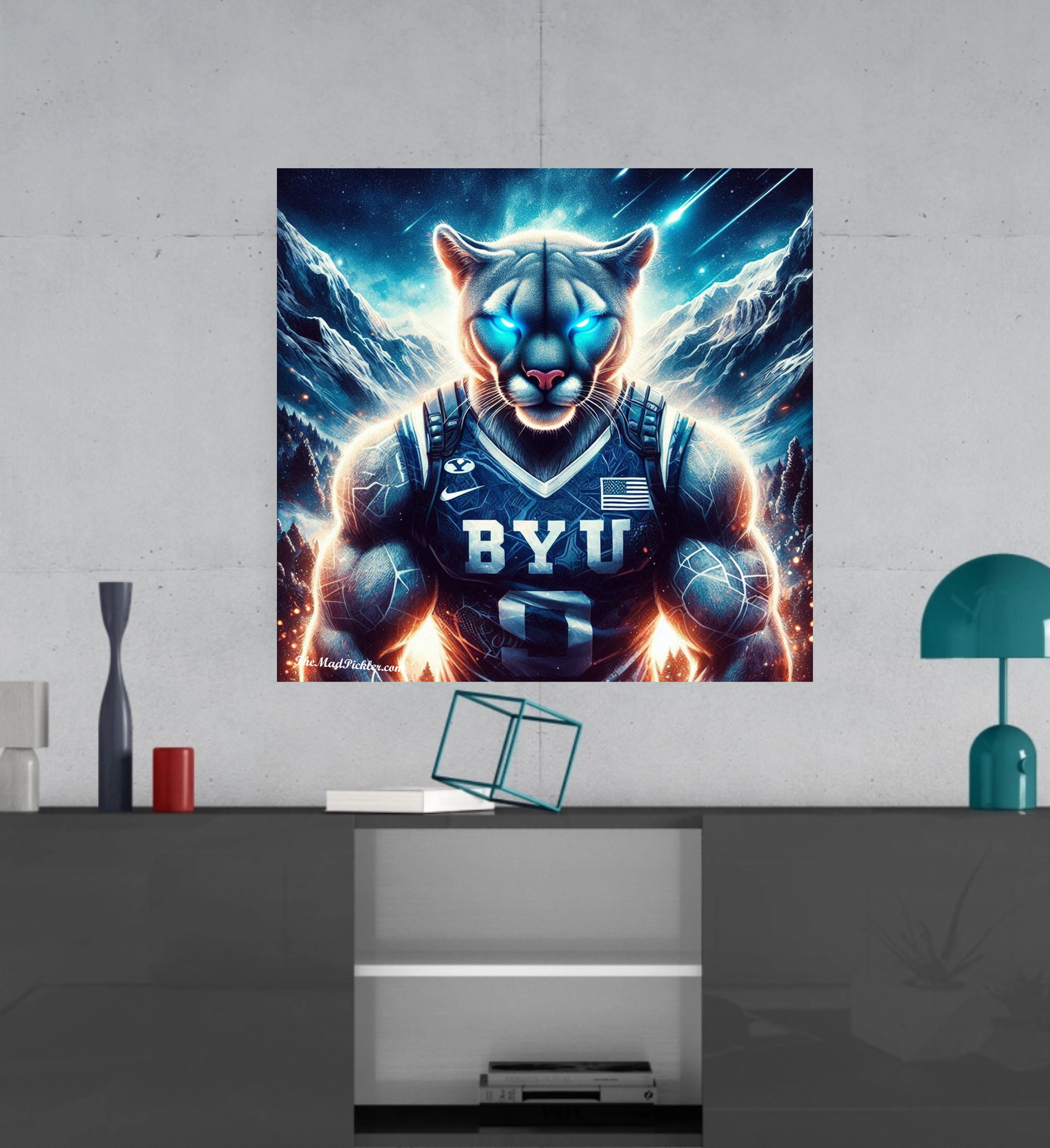 BYU Cougars - Ready To Hang  Canvas Hi-Res Wall Artwork