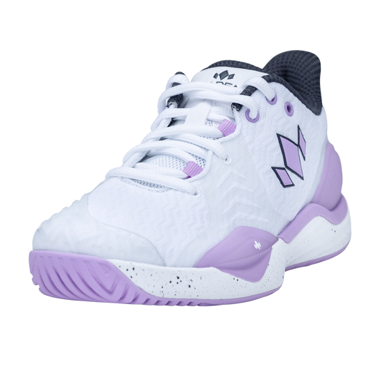 Diadem Court Burst Pickleball Shoes White/Purple Unisex