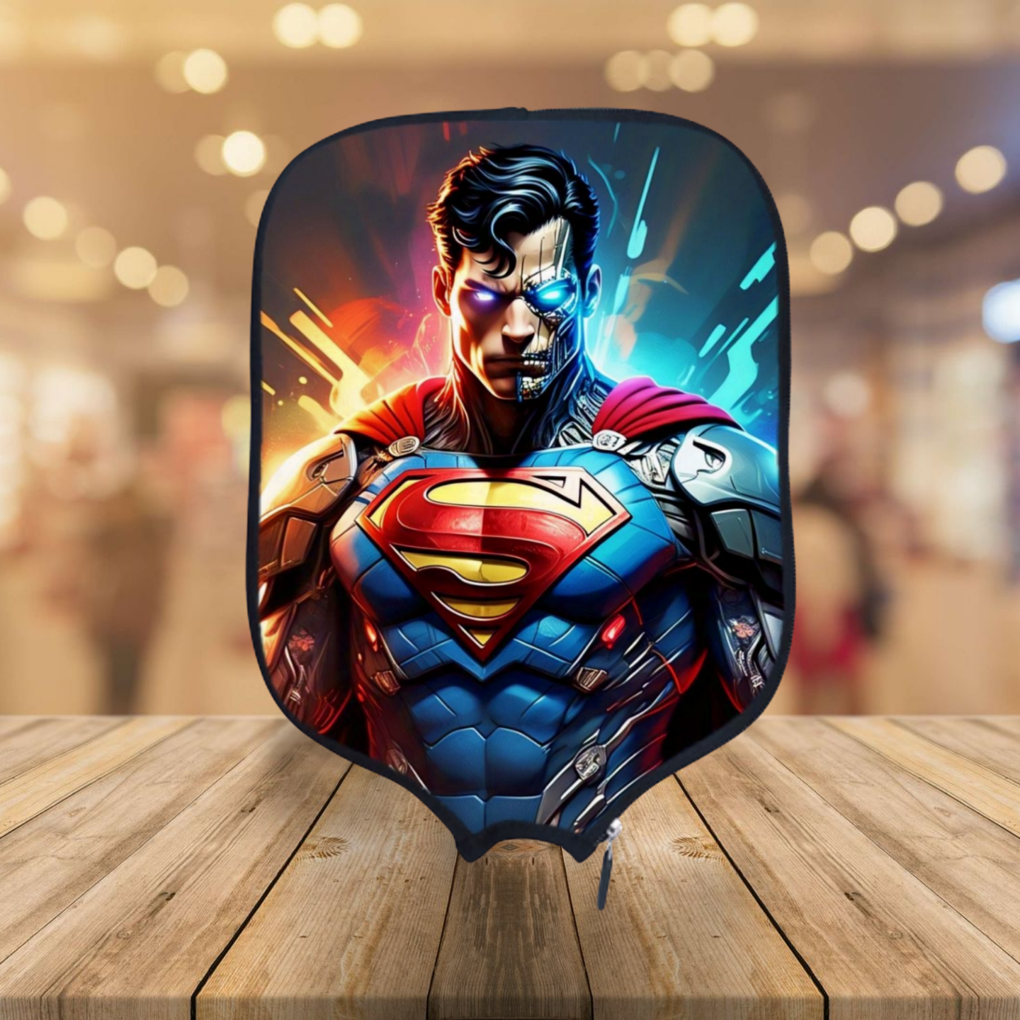 Cyborg Superman - Pickleball Paddle Cover