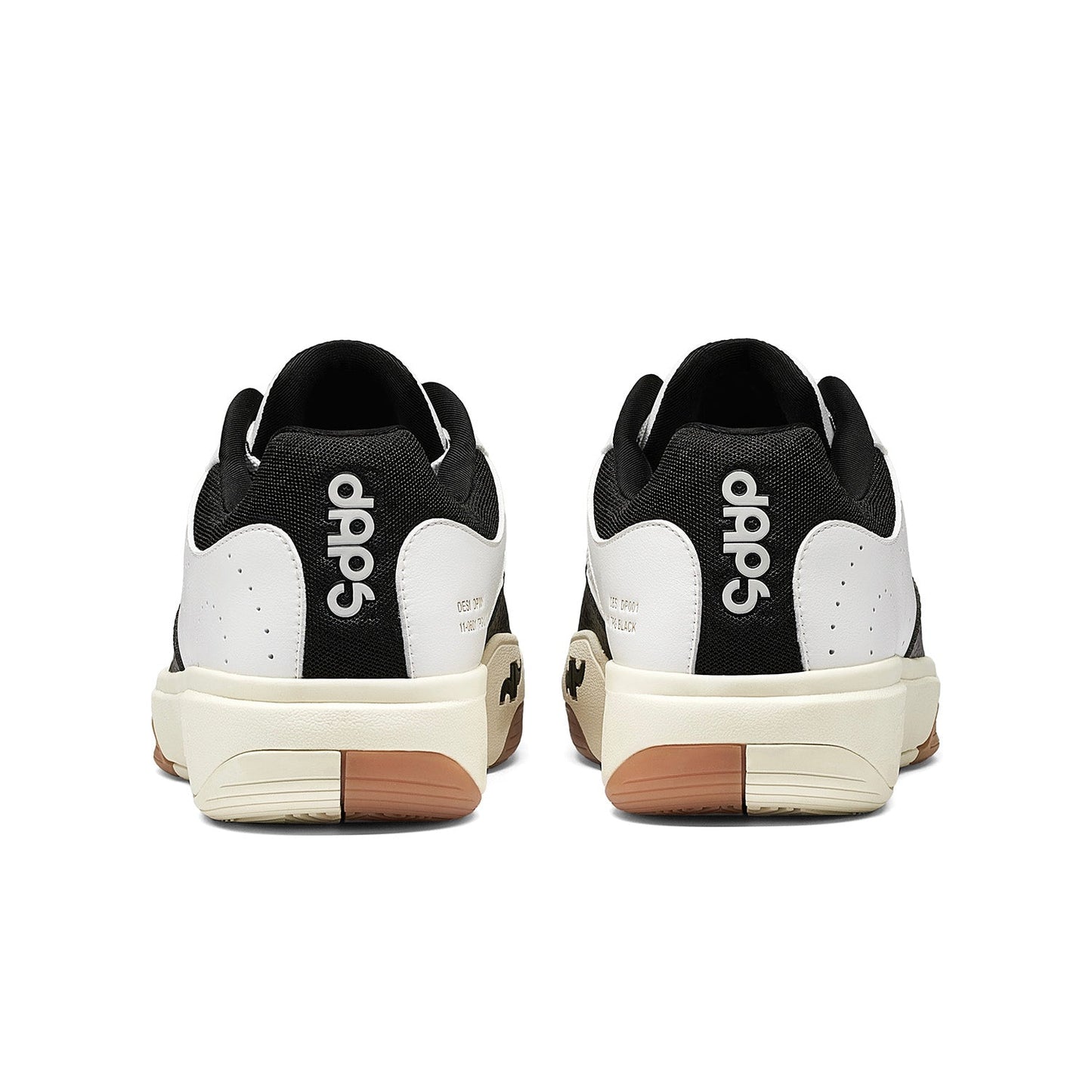 DAPS DESI Lows – Black / White – Men’s Pickleball Shoes