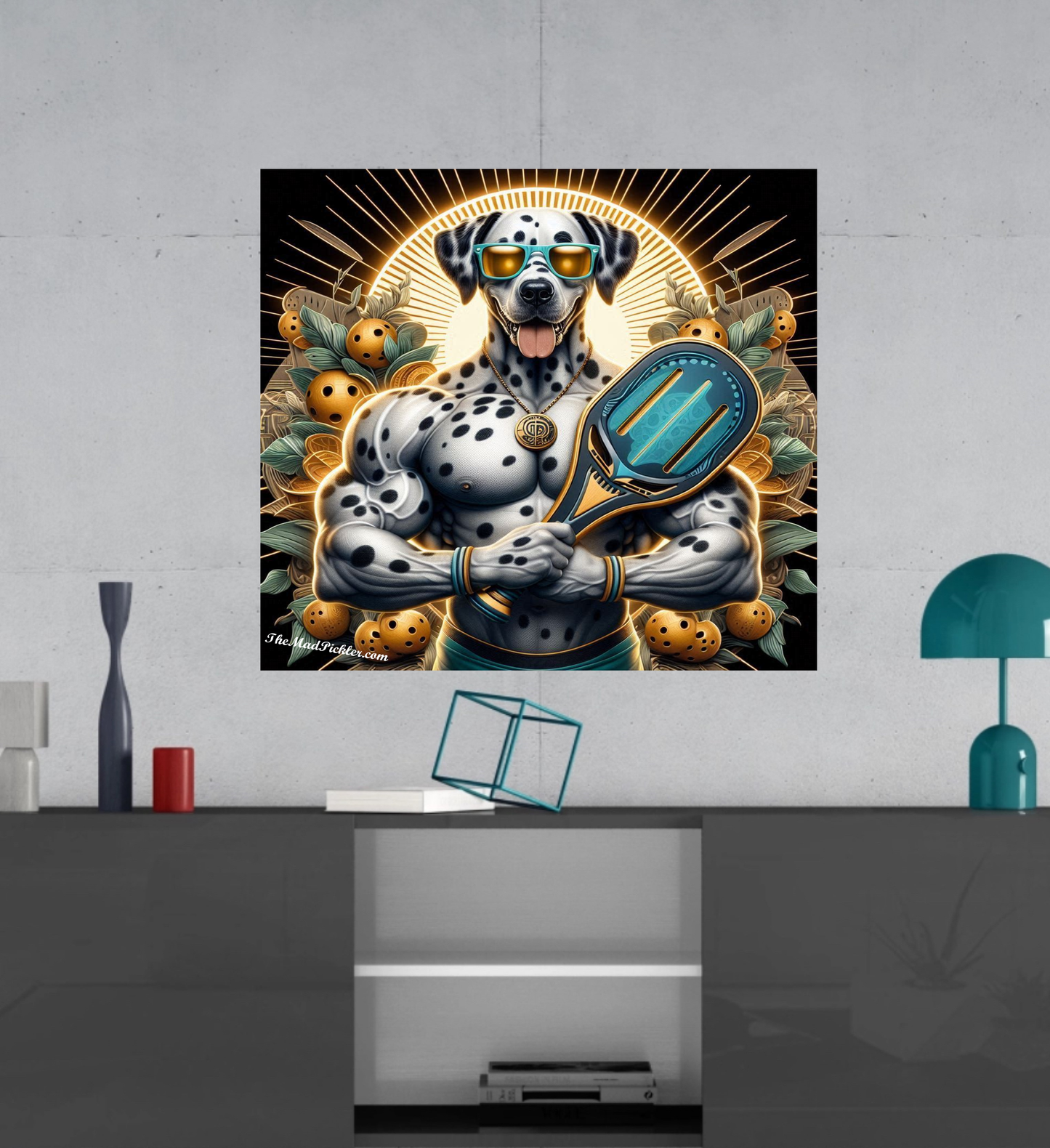 Dalmatian - Hot Dogs Series - Ready To Hang  Canvas Hi-Res Wall Artwork