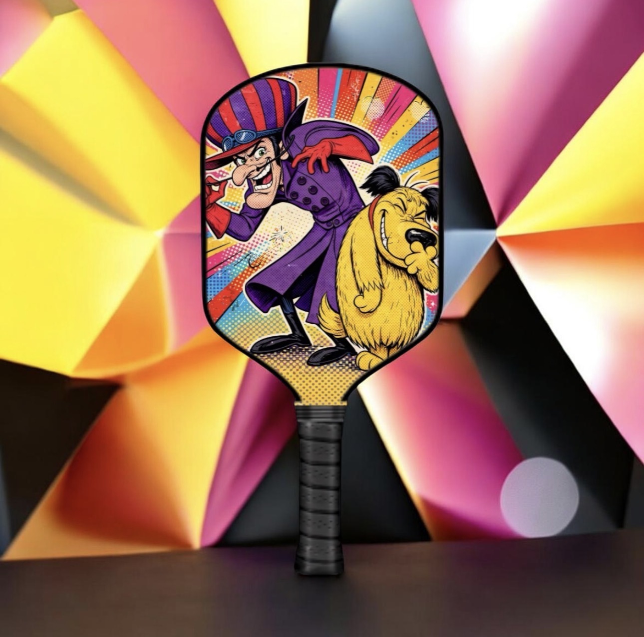 Dick Dastardly & Muttley - Pickleball Paddle 