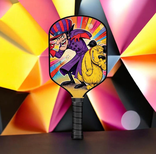 Dick Dastardly & Muttley - Pickleball Paddle 