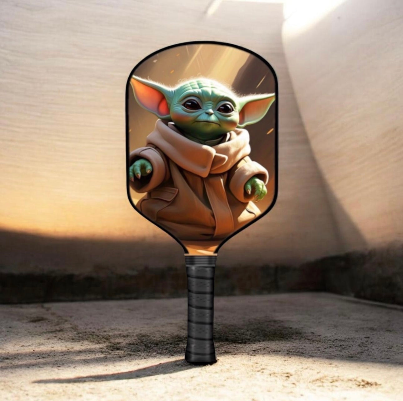 Din Grogu - Baby Yoda - Mandalorian- Pickleball Paddle