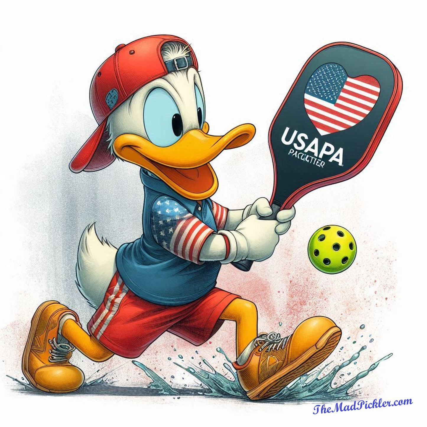 Pato Donald - Lienzo decorativo para pared de alta resolución