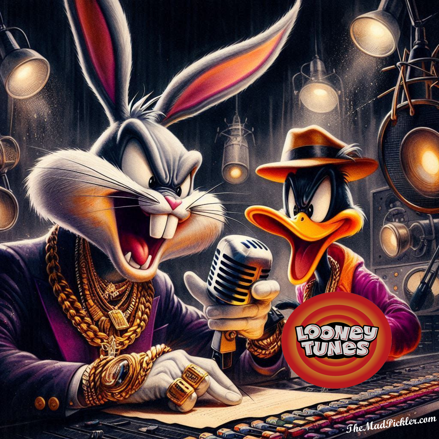 Bugs Bunny and Daffy Duck - Duets Collection -  Ready To Hang  Canvas Hi-Res Wall Artwork