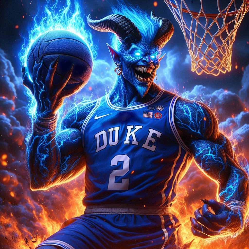 Duke Blue Devils - Basketball -  Ready To Hang  Canvas Hi-Res Wall Artwork