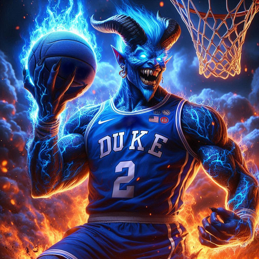 Duke Blue Devils - Basketball -  Ready To Hang  Canvas Hi-Res Wall Artwork