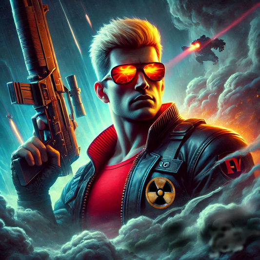 Duke Nukem -  Ready To Hang  Canvas Hi-Res Wall Artwork