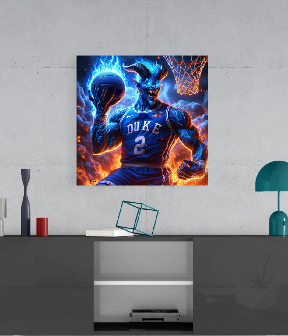 Duke Blue Devils - Basketball -  Ready To Hang  Canvas Hi-Res Wall Artwork