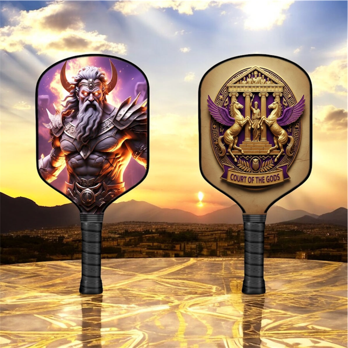 Chronos - Mythological Gods - Pickleball Paddle