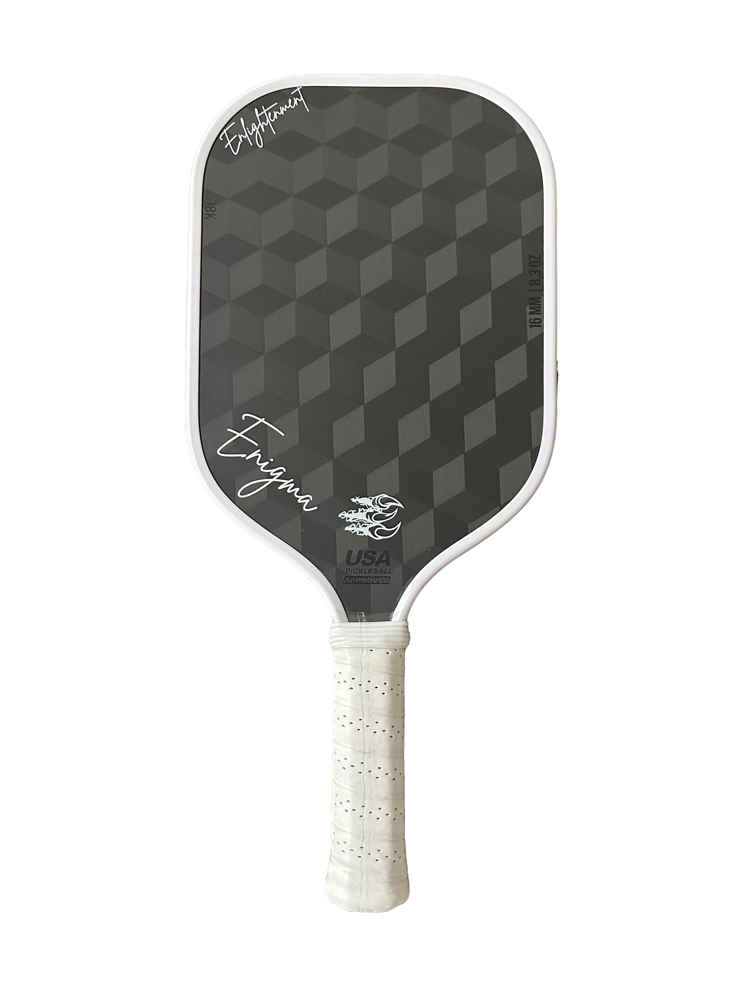 Enlightenment | 3D18K Raw Carbon Fiber Pickleball Paddle | Enigma