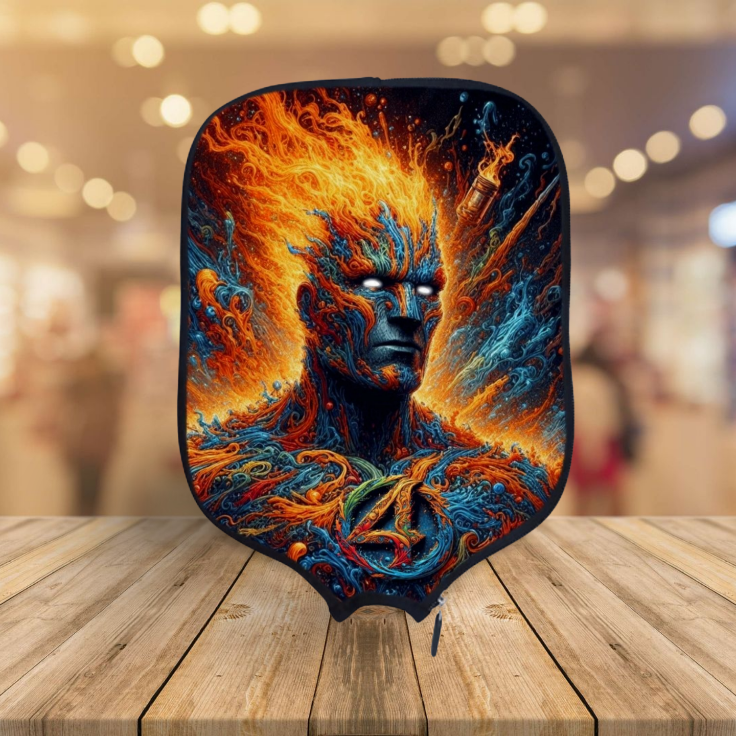 Fantastic Four - Human Torch - Pickleball Paddle Cover