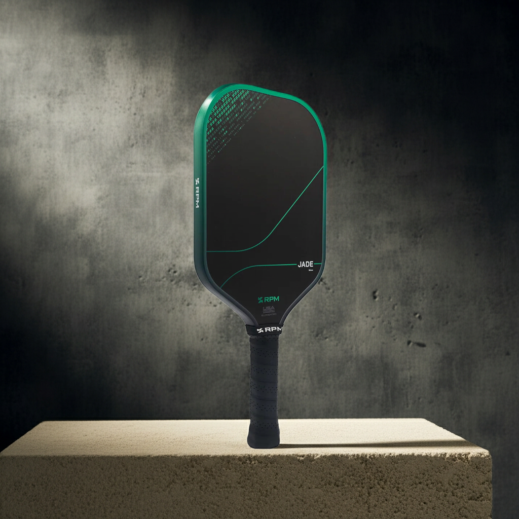 RPM Jade 16mm Elongated Pickleball Paddle & Limited Edition Jade Cover!