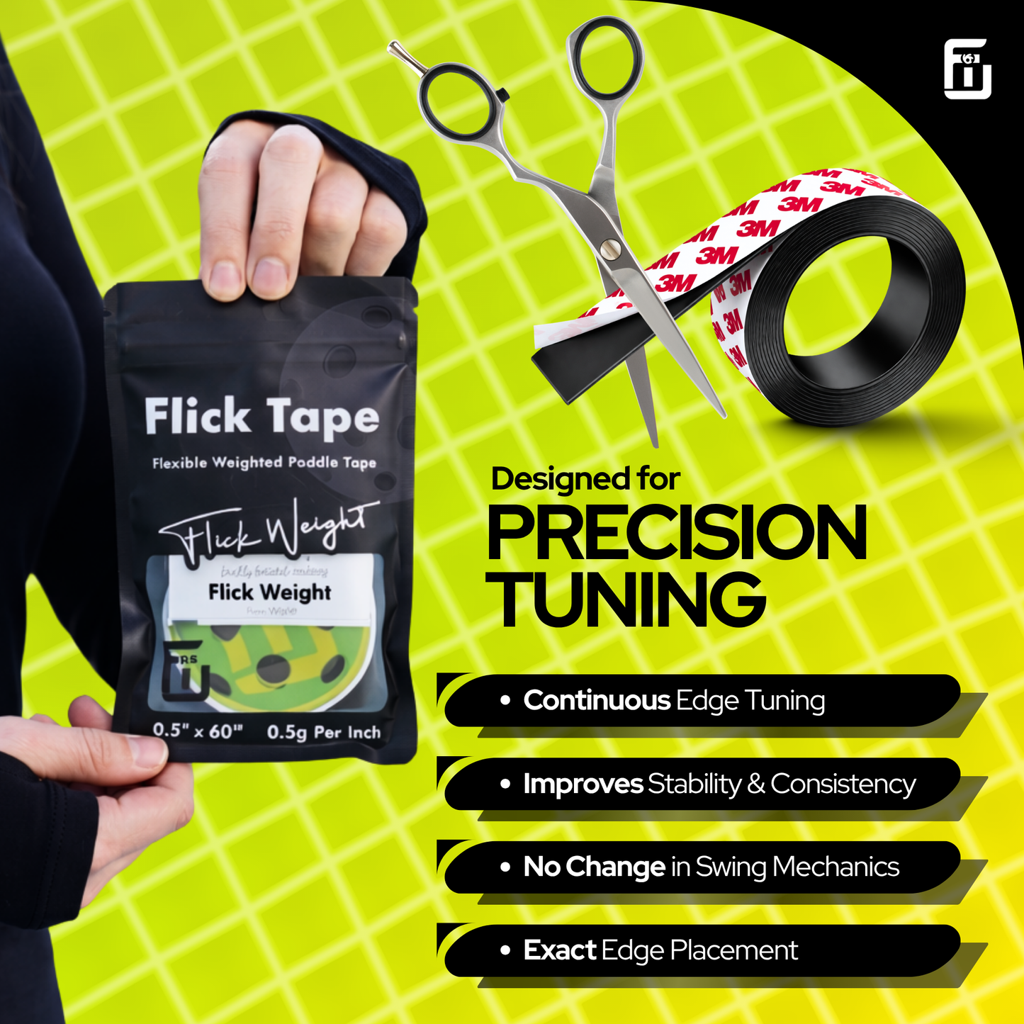 FlickTape - 0.5g per inch
