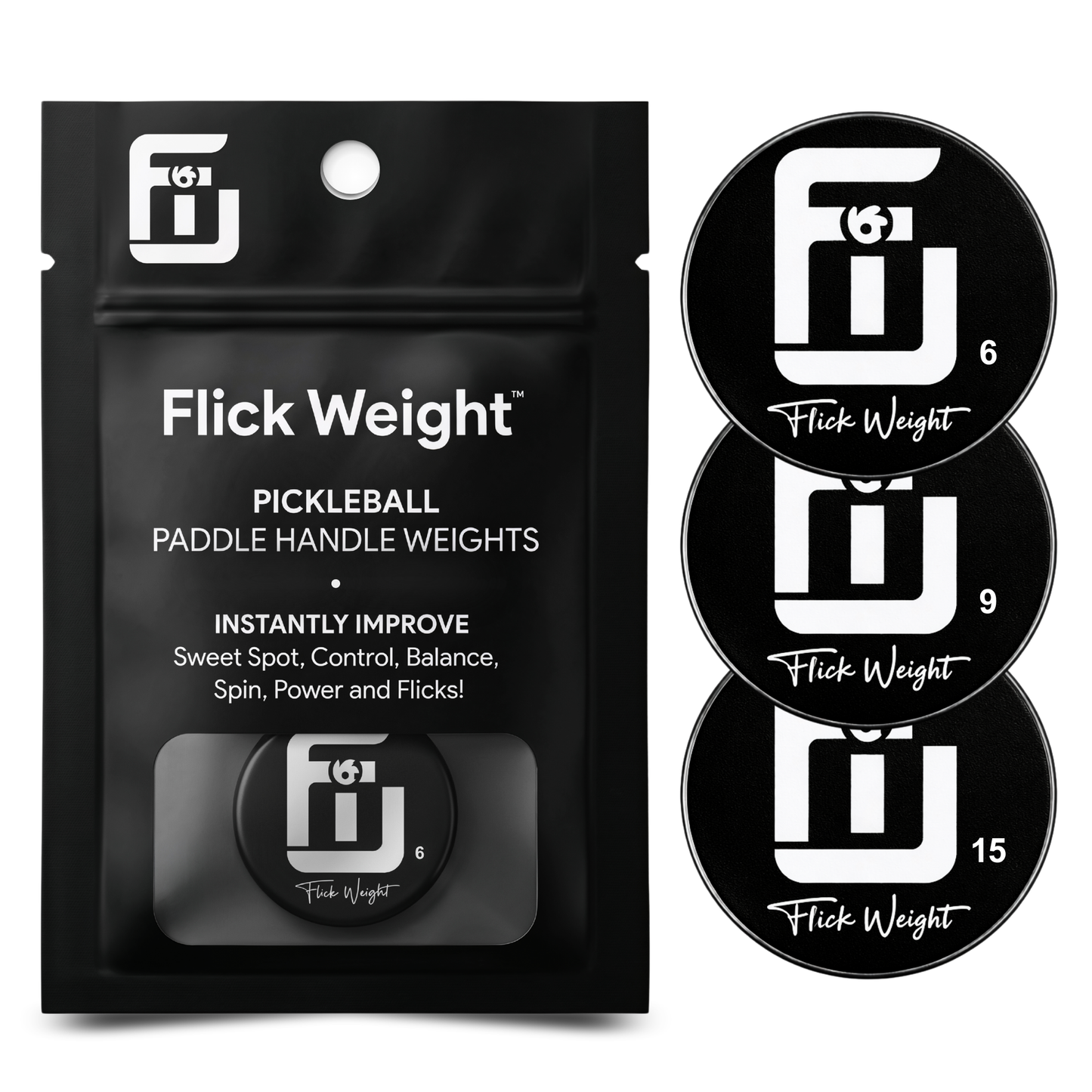 Tungsten "Light Pack" – 6g / 9g / 15g Tungsten Weights