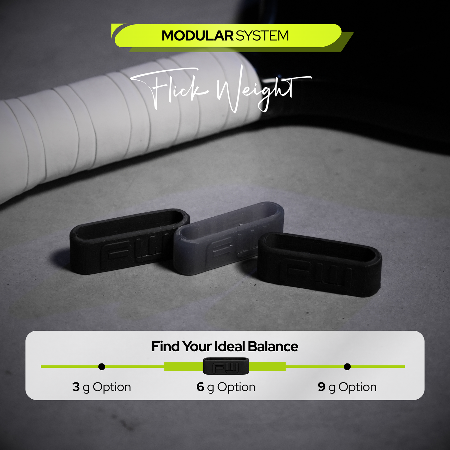 Flick Weight ReFlex Bands – 3 Pack (3g, 6g, 9g)