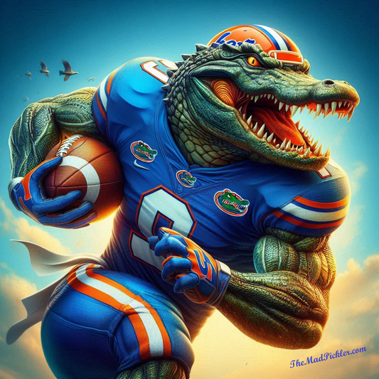 Florida Gator Football - Ready To Hang  Canvas Hi-Res Wall Artwork