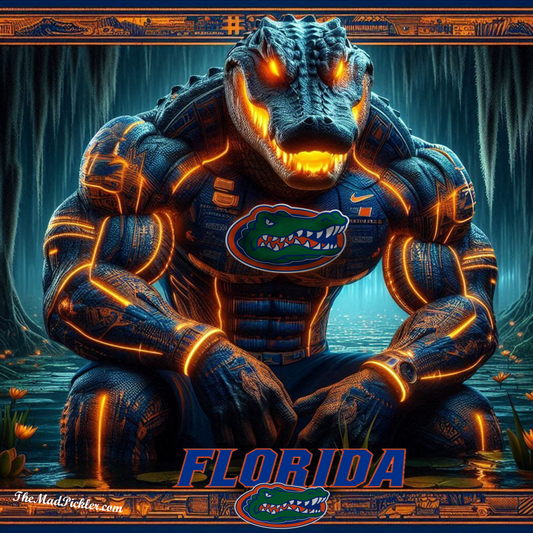 Florida Gator - The Swamp - Ready To Hang  Canvas Hi-Res Wall Artwork