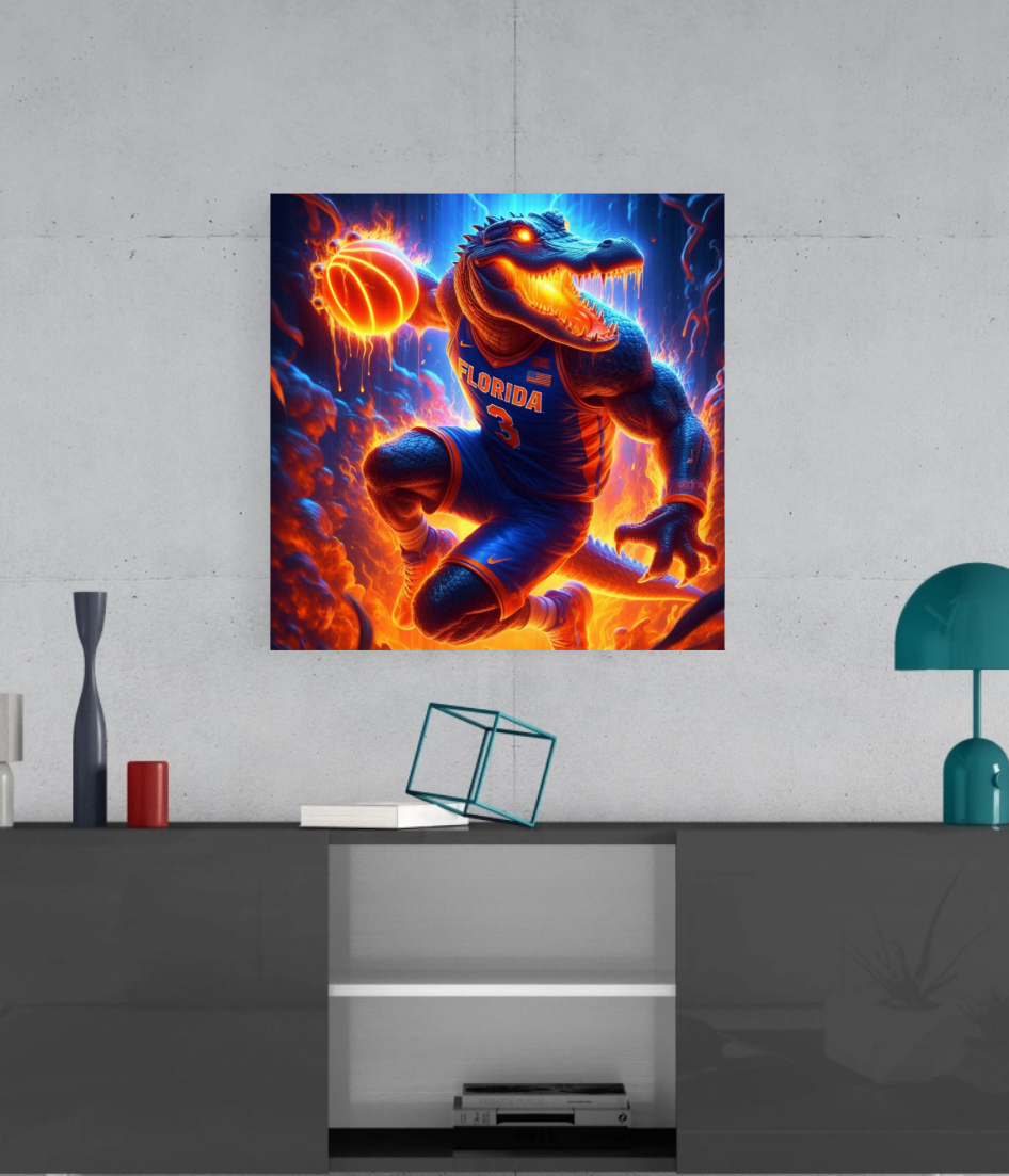 Florida Gators - Basketball -  Ready To Hang  Canvas Hi-Res Wall Artwork