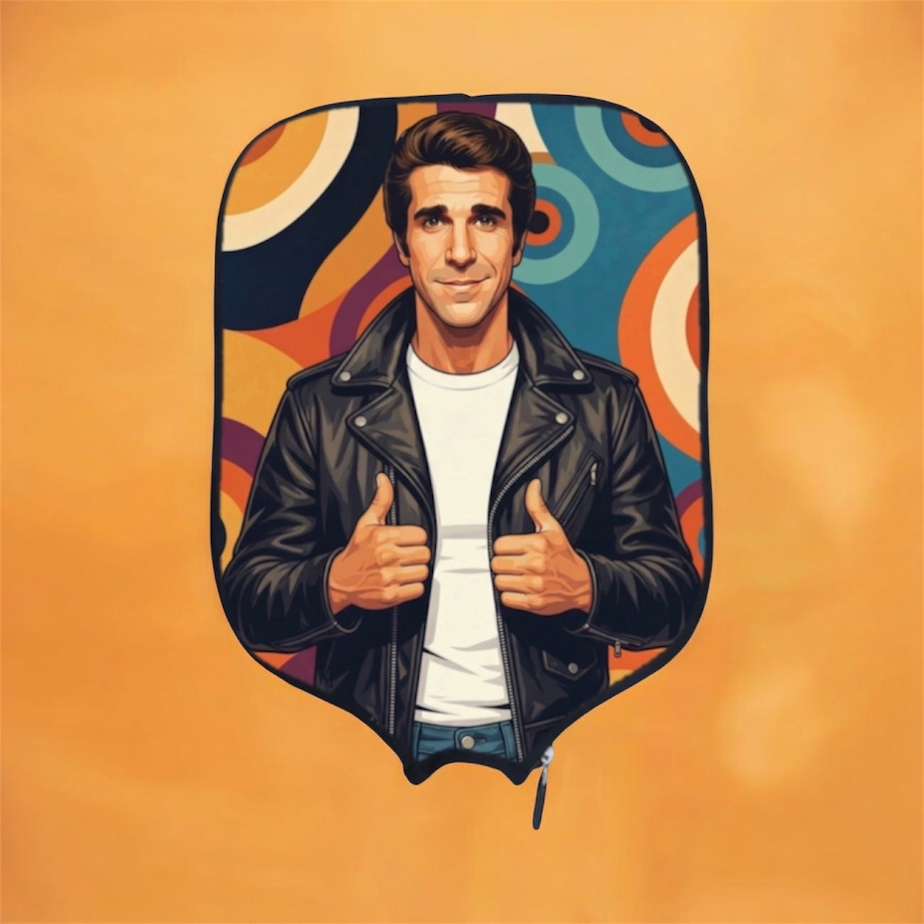 Fonzie - Happy Days - Icons - Pickleball Paddle Cover 