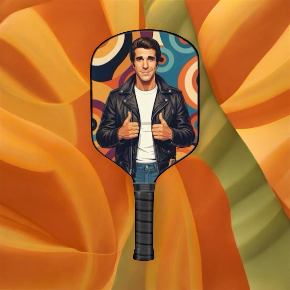 Fonzie - Happy Days - TV Icons - Pickleball Paddle 