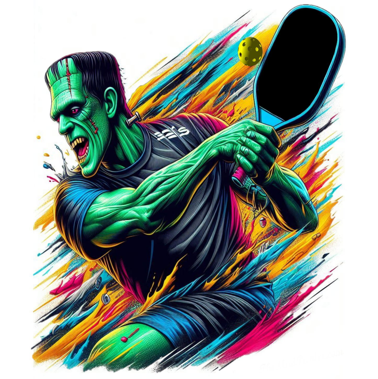 Frank Smash! -  Ready To Hang  Canvas Hi-Res Wall Artwork