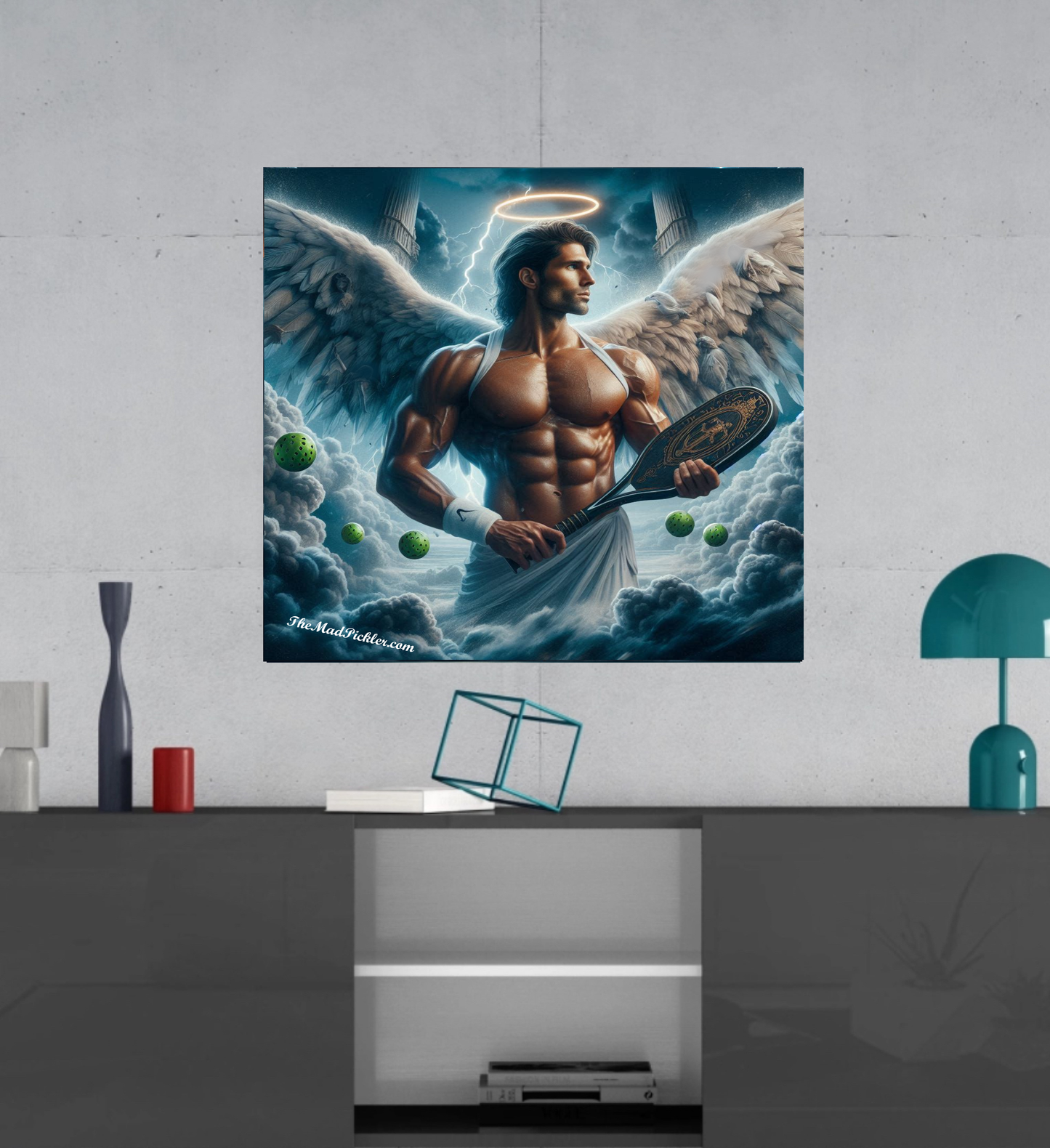 Archangel Gabriel - The Game Never Ends - Ready To Hang  Canvas Hi-Res Wall Artwork