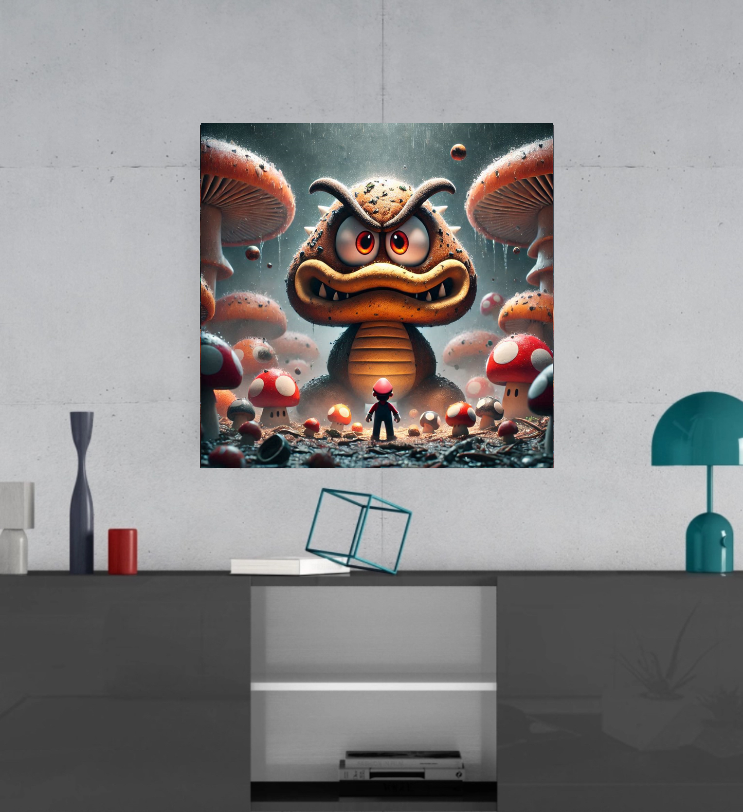 Goomba - Mario Brothers -  Ready To Hang  Canvas Hi-Res Wall Artwork