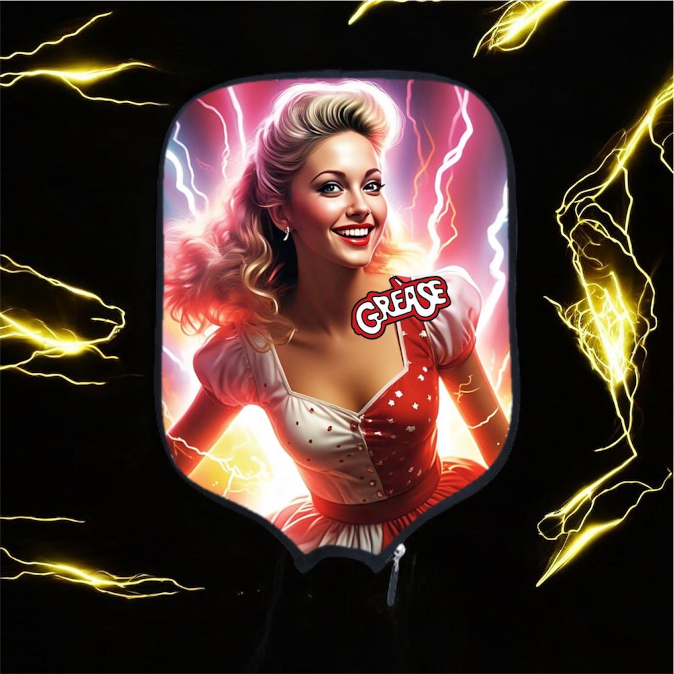 Grease - Sandy - Pickleball Paddle Cover