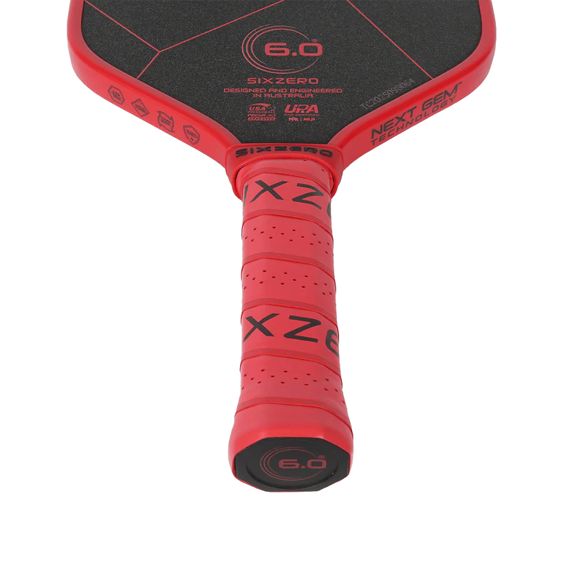 6.0 Six Zero Ruby Pro 14mm Red Pickleball Paddle